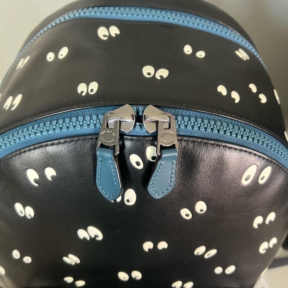 Disney X Coach Spooky Eyes Dark Fairytale Leather BackPack - Picture 2 of 12